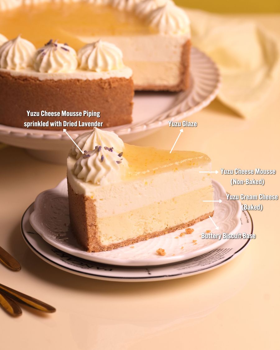 Tangy Yuzu Cheesecake