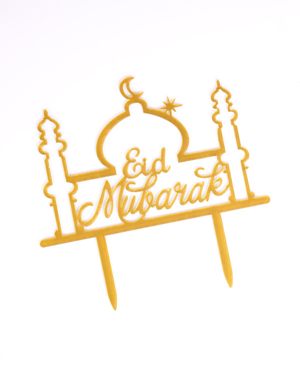 'Eid Mubarak' Topper (Gold)