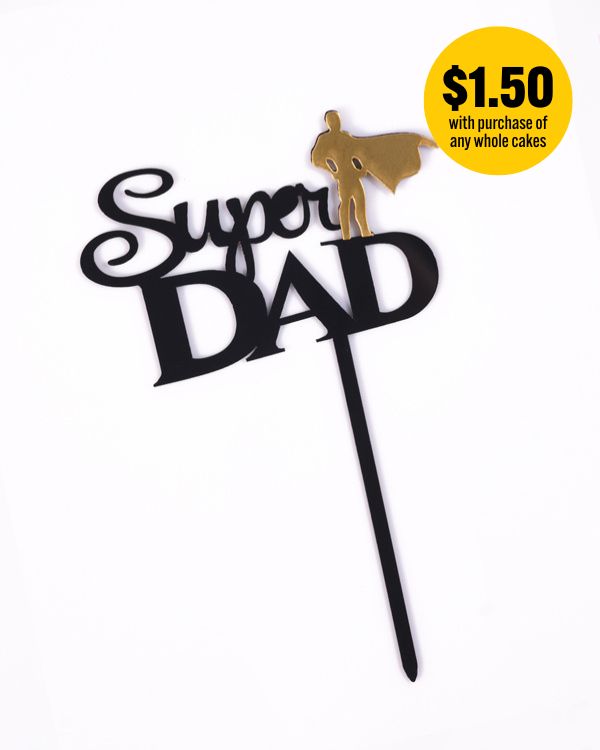 'Super Dad' Topper