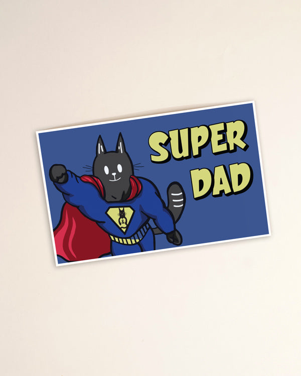 'Super Dad' Personalised Card